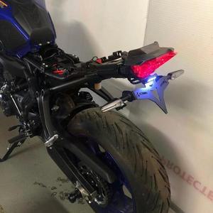 용품 FZ07 MT07 2018 오토바이 MT-07 모토 케이지 2015 2016 2017 번호판 브래킷 홀더