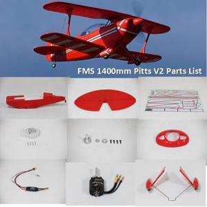 FMS 1400mm 피트 부품 프로펠러 스피너 모터 샤프트 고정 보드 착륙 기어 ESC RC 비행기 모델