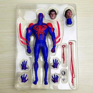 CT 마블 스파이더맨 미구엘 오하라 액션 피규어 스파이더 버스 PVC 모델 장난감 SHF 2099 18cm