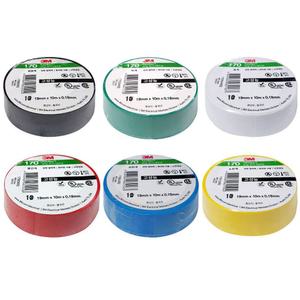 (흑색) 3M 고성능 170 전기테이프 19mm x 10M 1개 (색상선택)/전기/절연/배선/테이프/테잎/전선/이음/마감/