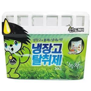 산도깨비 냉장고탈취제 녹차(200g) 음식물 냄새제거 냉장고냄새