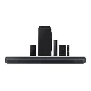 삼성 HW-Q910D 9.1.2ch 사운드바 w /돌비 오디오, 서라운드 사운드 확장, 어댑티브 사운드, 무선 서브우퍼, 2024