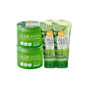 과일나라 알로에 대용량 수딩젤 500ml x 2개+150ml 2개