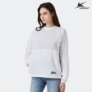 [코몽트] 여성 패커블 맨투맨 화이트