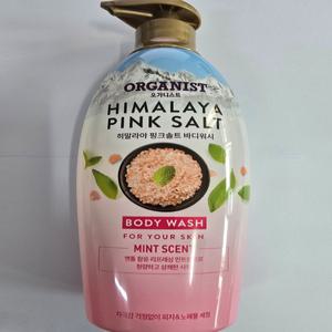 온더바디 오가니스트 히말라야 핑크솔트 바디워시 리프레싱 민트향 480ml