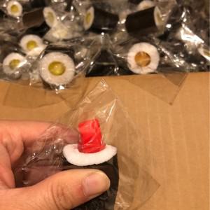 창의력 노벨티 시뮬레이션 음식 초밥 물고기 대나무 바퀴 짜기 스트레스 해소 장난감,  재미있는 펜던트 공