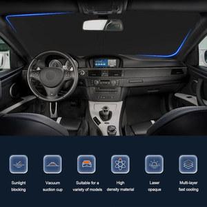 자동차 앞유리 용 VII MK7 커버 7 차양 바이저 UV 쉐이드 제타 2018 보호 폭스바겐 창문