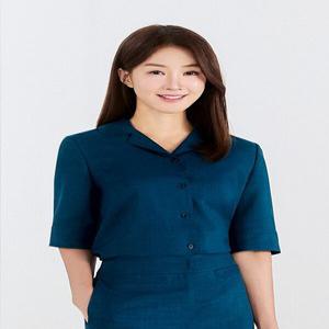 [피에이티][피에이티PAT] 25여름신상 여성 주력)셋업)폴리 오픈카라 블라우스 1L-42594