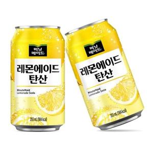 [리미드] 미닛메이드 맛있는 레몬에이드 탄산 355ml x 24can