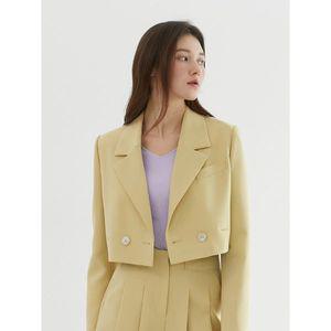 [하프클럽/에고이스트]크랍 자켓 베스트 SET EN1WJ264