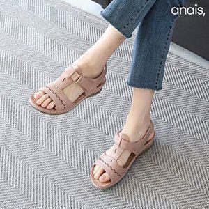 [아나이스]큐빅 T스트랩 컴포트 샌들 5cm_25S248 [무료배송]