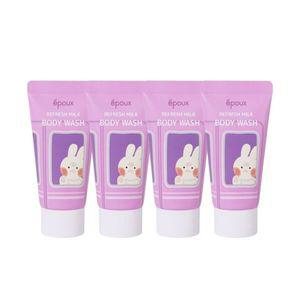 (4개)에뿌 리프레시 여행용 밀크 바디워시 50ml /미니스.휴대용.