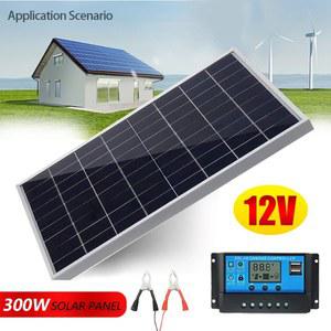 300W 태양 전지 패널 2V 다결정 키트 가정용 USB POWER LOGIC 휴대용 야외 충전식 태양 전지 태양 광 발전기