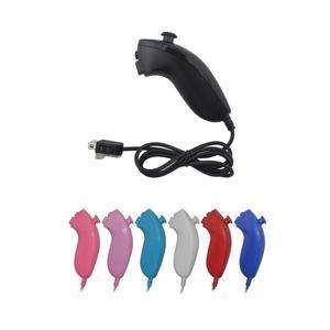 모션 플러스와 호환되는 Wii 게임 패드 용 리모컨 7 가지 색상 Nunchuck