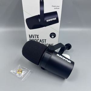 Shure MV7X Mic 팟캐스트 Kit for 팟캐스팅 홈 Recording 게이밍 XLR 아웃풋 New 마이크로폰 연결 케이블