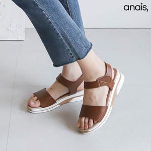 [아나이스] 펀칭 벨크로 스트랩샌들 4cm_25S279 [무료배송]