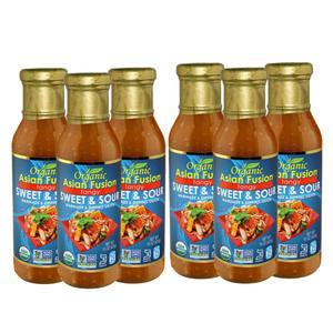 Asian Fusion 디핑 소스 아시안 퓨전 새콤달콤 마리네이드 및 딥핑 USDA 비 GMO 프로젝트 인증 글루텐 프리