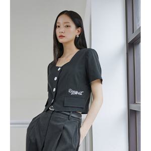 [롯데백화점]에고이스트 스퀘어넥 하프 슬리브 썸머 숏 자켓 (ER2TJ501)