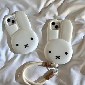 Miffy iphone 호환 11/12/13/14/15/16ProMax 휴대폰 케이스 실리콘 안티 드롭 단순 올 랩 소프트 크리스마
