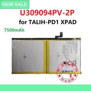 최신 7500mAh U 309094 TAL 교육용 PV-2P 리튬 이온 배터리 TALIH-PD1/XPAD 태블릿