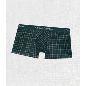 코데즈컴바인이너웨어 CODES COMBINE INNERWEAR 그린 타탄체크 드로즈 CEMDR243GR 684217