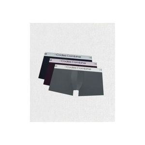 코데즈컴바인이너웨어 CODES COMBINE INNERWEAR 컬러로고 화이트밴드 드로즈 3PACK PUGYNY DR171-PGN 68408