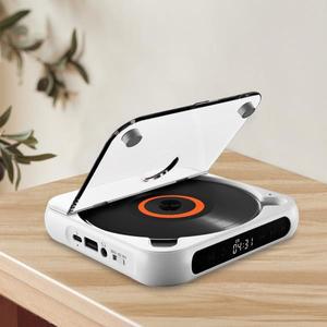 가정용 차량용 휴대용 CD 플레이어, 블루투스 스피커, 스테레오 음악 A-B 반복 USB AUX 재생, 1200 mAh 배
