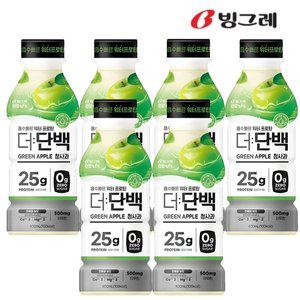 빙그레 더단백 워터 프로틴 청사과 드링크 400ml (6입) 단백질 음료