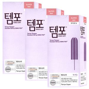 동아제약 템포 오리지날 슈퍼 10p x3개