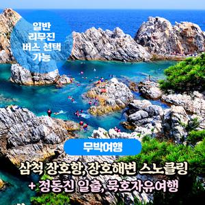 [강원] 삼척 장호해수욕장(장호항, 장호해변) 스노클링+정동진+묵호 무박여행(일반/리무진버스)/서울경기出