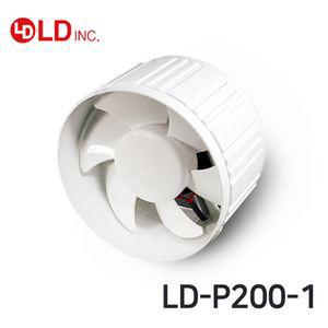 자바라 닥트용/디프샤펜 환풍기 20cm(날개) /LD-P200-1
