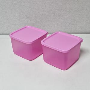 타파웨어 싱싱블럭 반찬통 김통 밀폐용기  김치통 2P