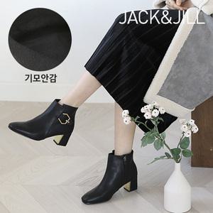 잭앤질 육각버클 기모 앵클부츠(JD9901)