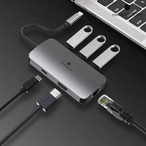 6IN1 USB3.1 C타입 멀티허브 젠더 컨버터 RGB HDMI 애플맥북프로 LG 삼성노트북