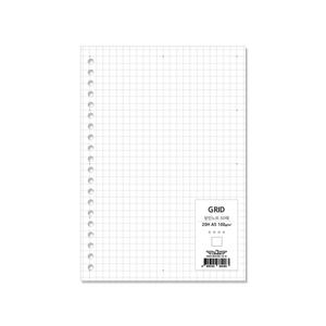 이글바인더 A5 20공 모눈 방안노트 100g 백색 50매 / 리필 용지 속지 내지