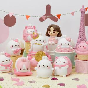 아트박스/플러스펀 몰랑이 10주년 한정판 피규어세트 핑크에디션