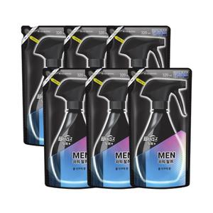 페브리즈 섬유탈취제 포맨 쿨 아쿠아 향 리필 320ml x 6개