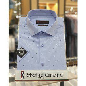 [Roberta di Camerino][로베르따디까메리노] 반소매 모달혼방 별 프린트 슬림핏 스판셔츠RM2-451-2 (P00...