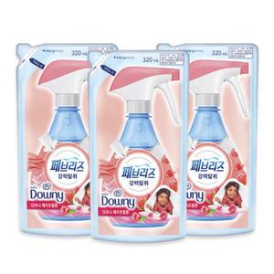 페브리즈 섬유탈취제 다우니 향 리필 320ml 3개