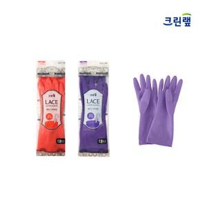 크린랩 레이스 고무장갑_대