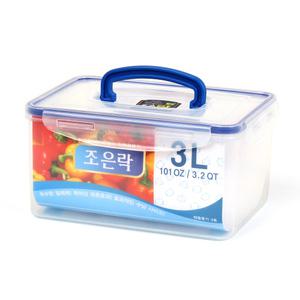 조은락 투명 밀폐용기 3L 반찬통 김치통
