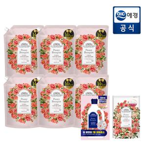 르샤트라 고농축 섬유유연제 피오니부케 1.6 x 6개