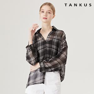 [롯데백화점]탱커스 스코틀랜드 체크 긴팔 블라우스 (TW1BL028L0)