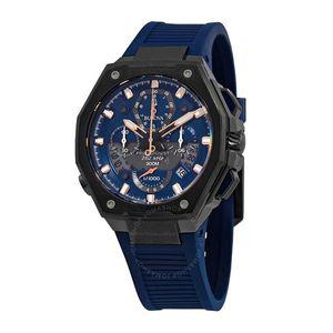 Bulova 부로바 Precisionist 크로노그래프 쿼츠 블루 다이얼 남성용 시계 98B357