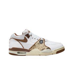 [정품아닐시3배보상] 나이키 x 스투시 에어 플라이트 89 로우 화이트 앤 피칸 Nike x Stussy Air Flight 89
