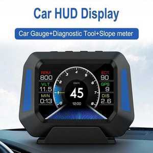 HUD 그라디언트 GPS 실시간 차량 시스템 자동차 액세서리 레벨 센서 P21 4x4 경사계
