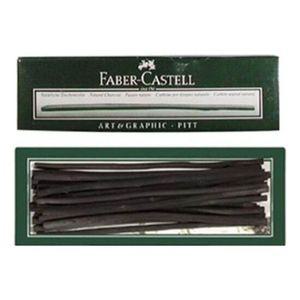 천연 파버카스텔 PITT 천연목탄 스틱 3~6MM 30개입 129114 연필