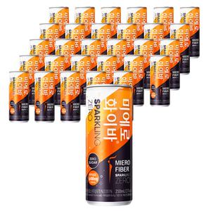 미에로화이바 스파클링제로 250ml 30개 캔 탄산음료 식이섬유