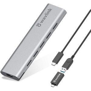 WAVLINK M.2 NVMe SSD Enclosure, USB 3.1 Gen 2 (10 Gbps) to NVMe PCI-E M.2 SSD Aluminum External Case