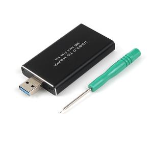 MSATA-USB 5Gbps USB 3.0-mSATA SSD 인클로저 하드디스크 어댑터 M2 외장 HDD 모바일 박스 케이스